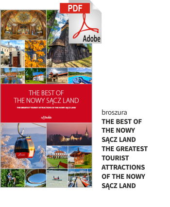 broszura THE BEST OF THE NOWY SĄCZ LAND THE GREATEST TOURIST ATTRACTIONS OF THE NOWY SĄCZ LAND